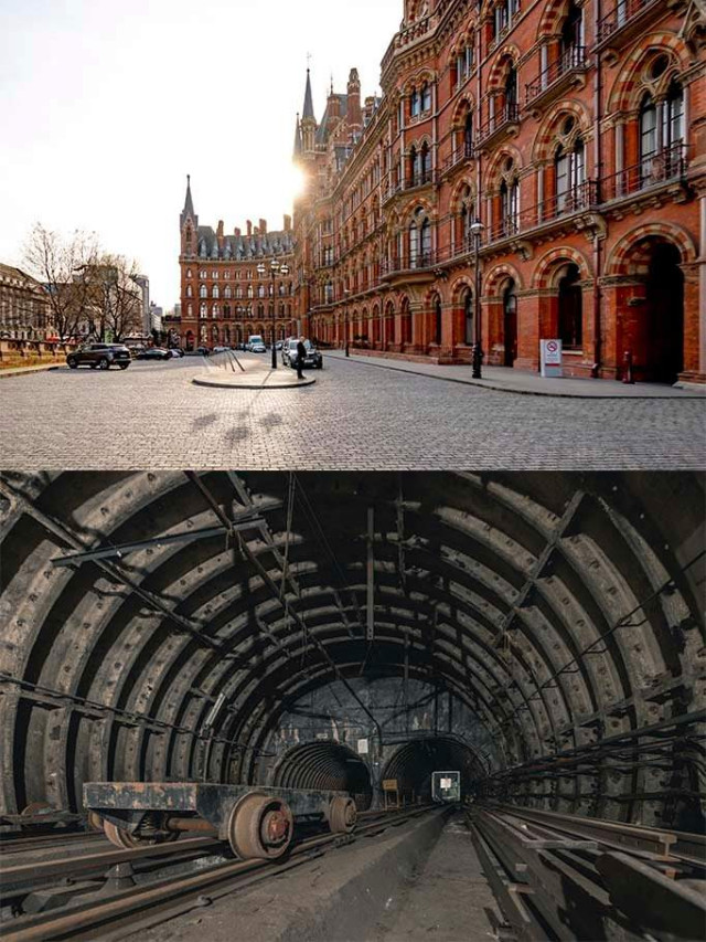 Поштове відділення над елітним готелем 